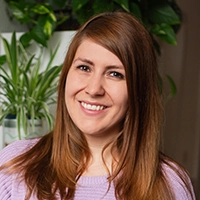 Kathrin Schönborn in ihrem Büro